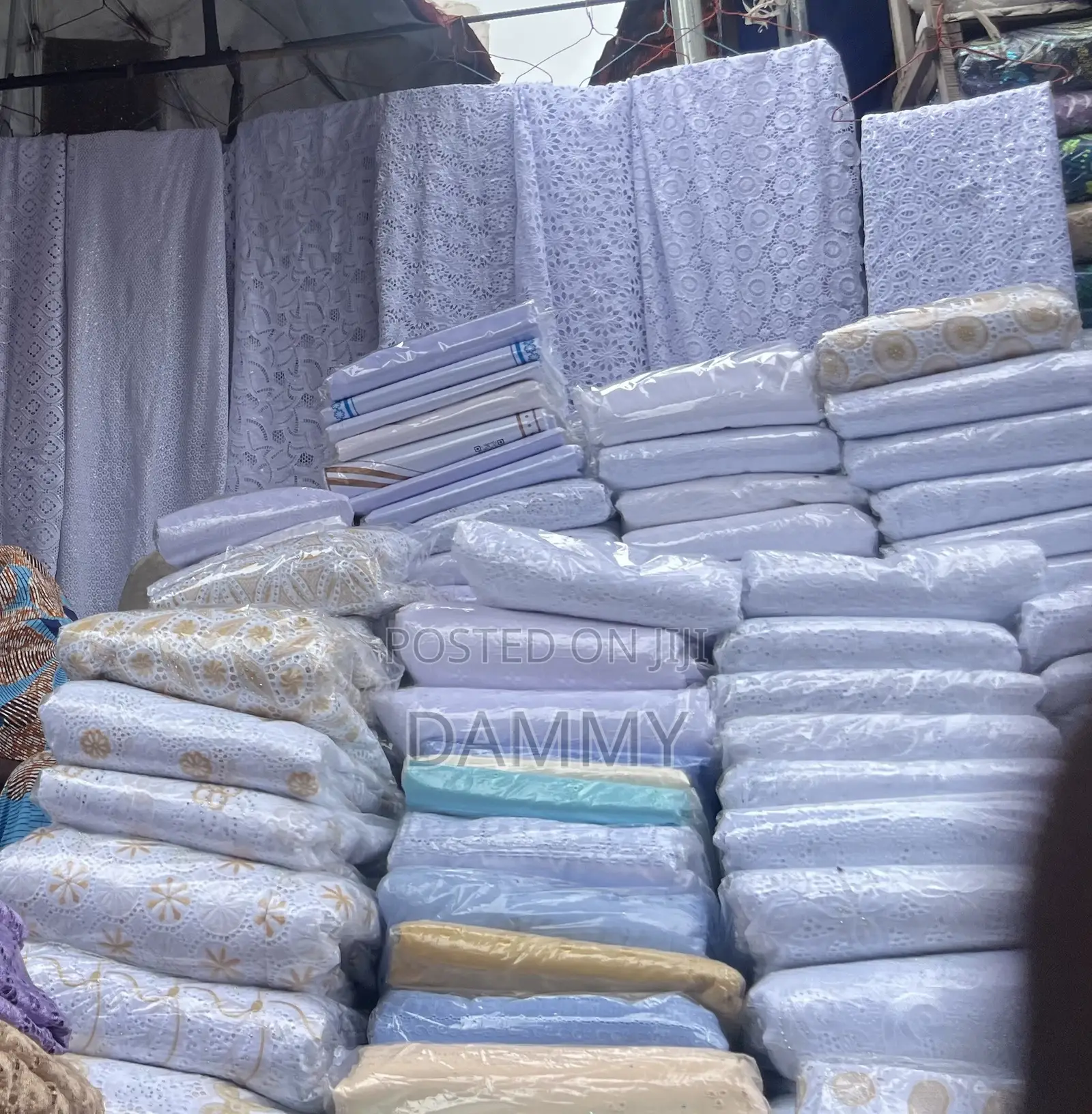 High Quality Vibrant Outdoor Fabric Stall
