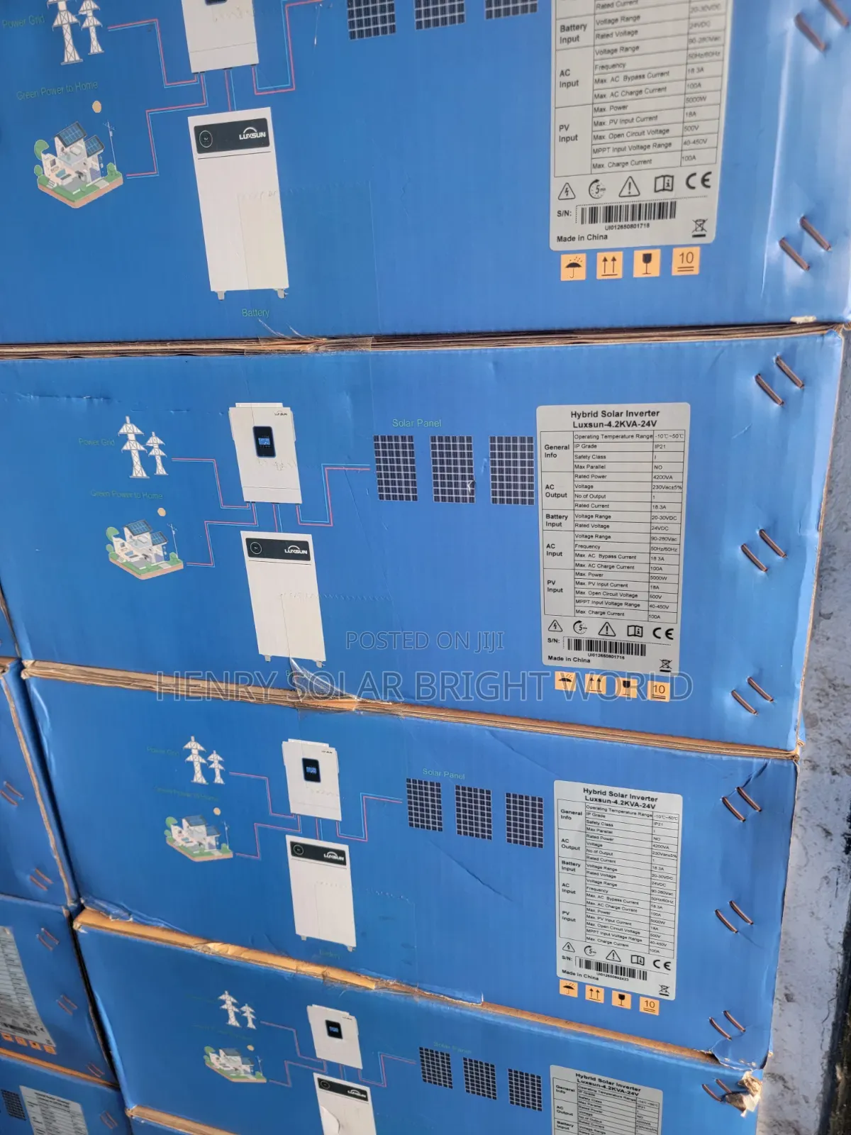 Luxsun 4.2kva 24v Hybrid Inverter