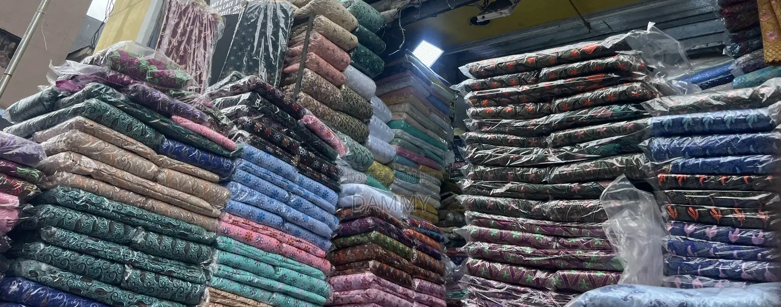 High Quality Vibrant Outdoor Fabric Stall