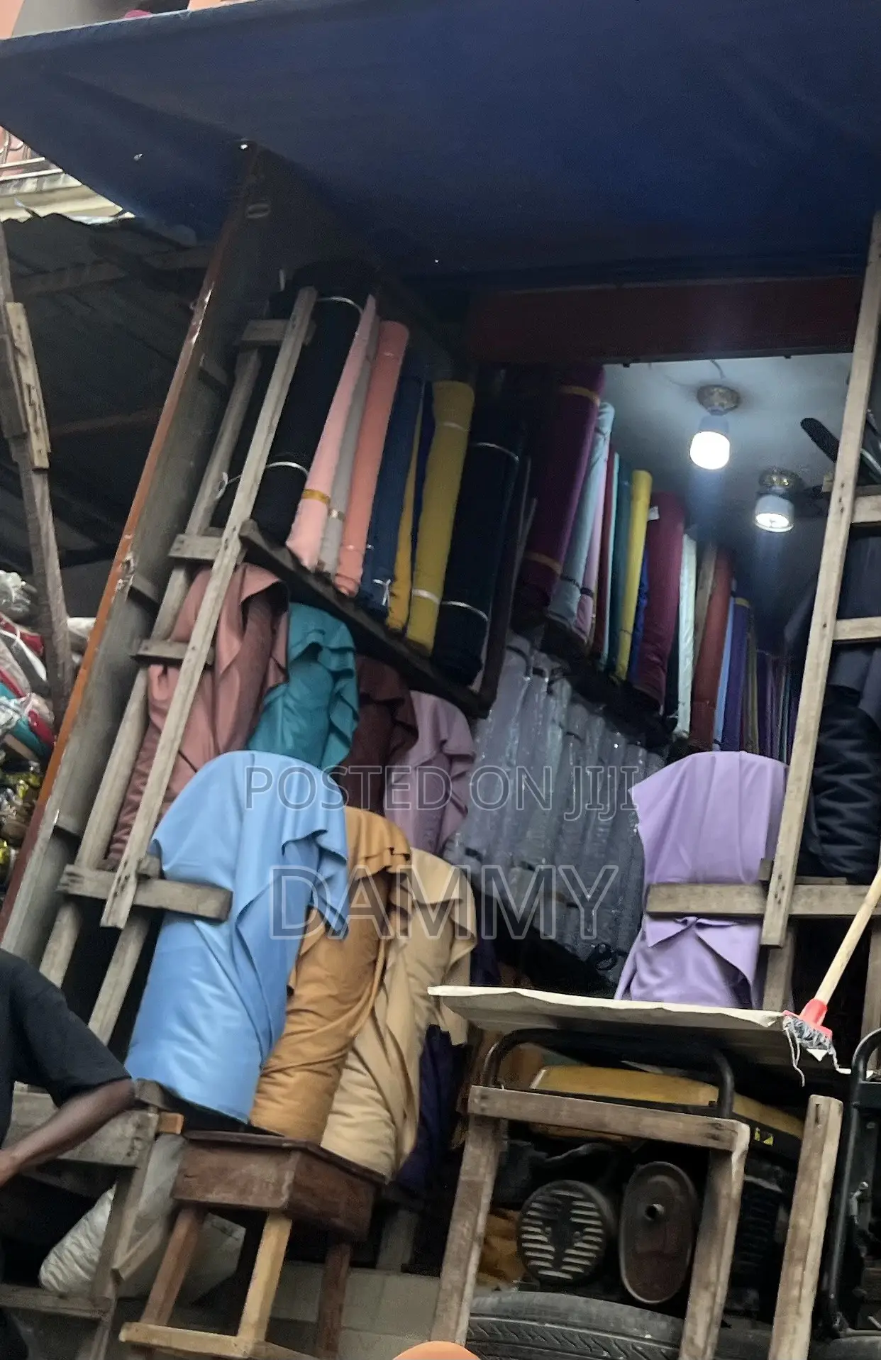 High Quality Vibrant Outdoor Fabric Stall