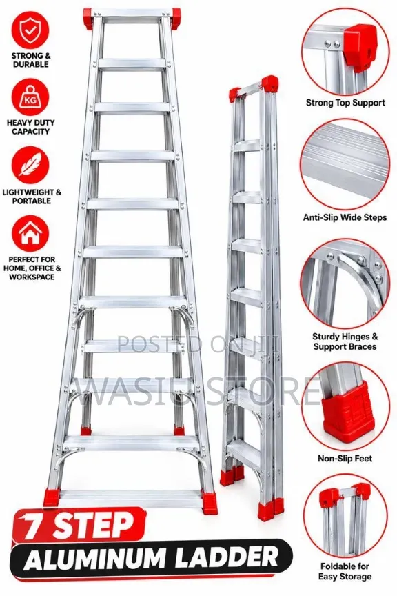 7 Step Aluminum Ladder
