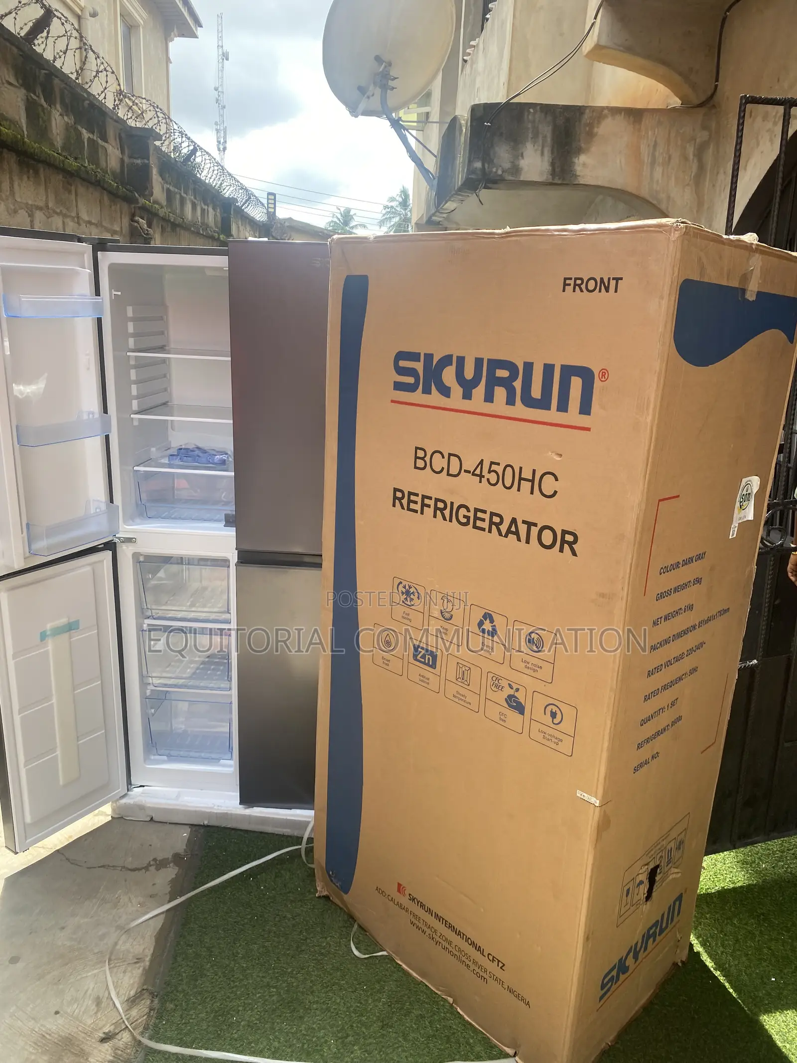 SKYRUN BCD-450HC 450L Four Door Fresh Food Storage Unit