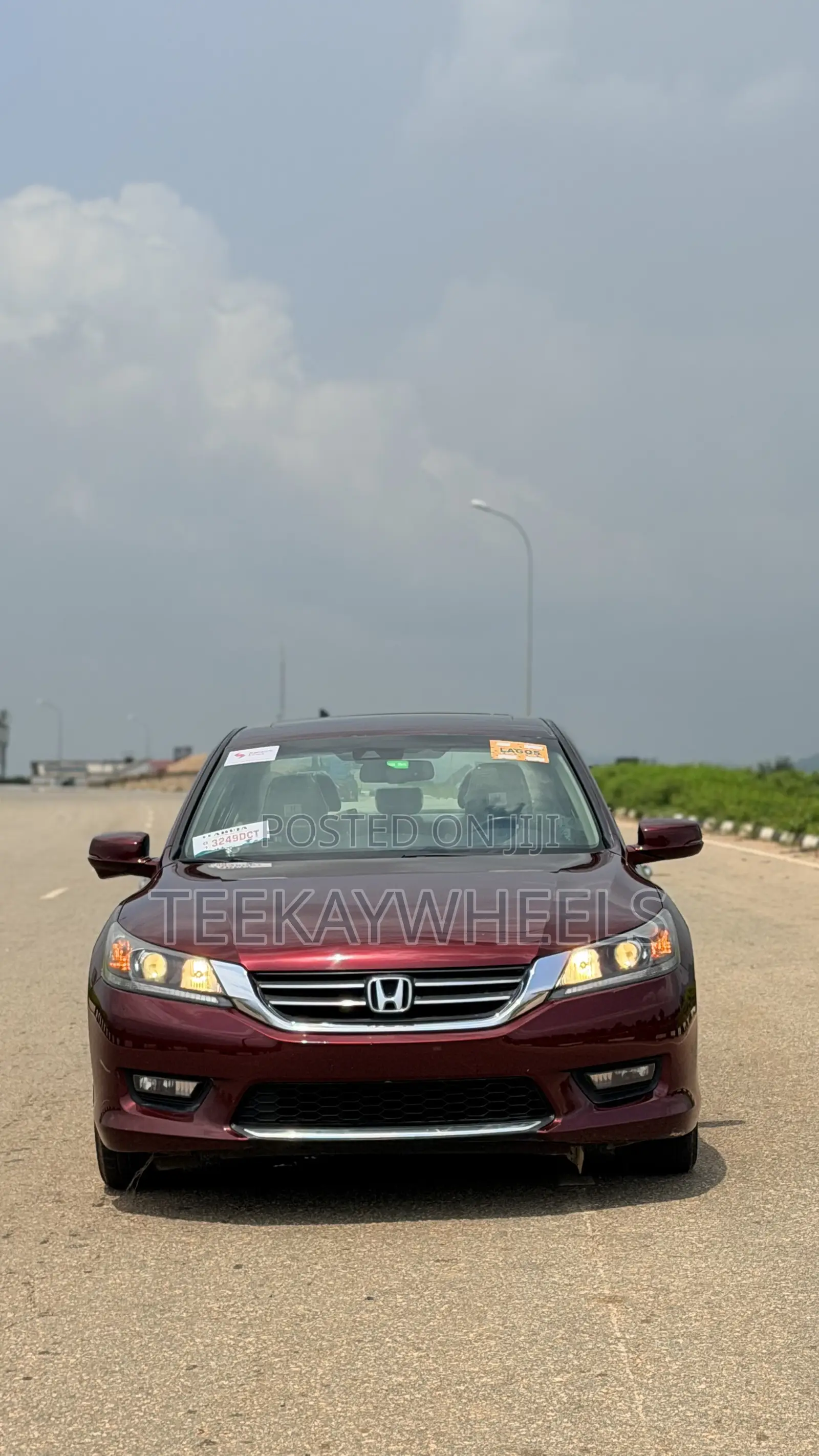 Honda Accord EX-L 4dr Sedan (2.4L 4cyl CVT) 2014 Red
