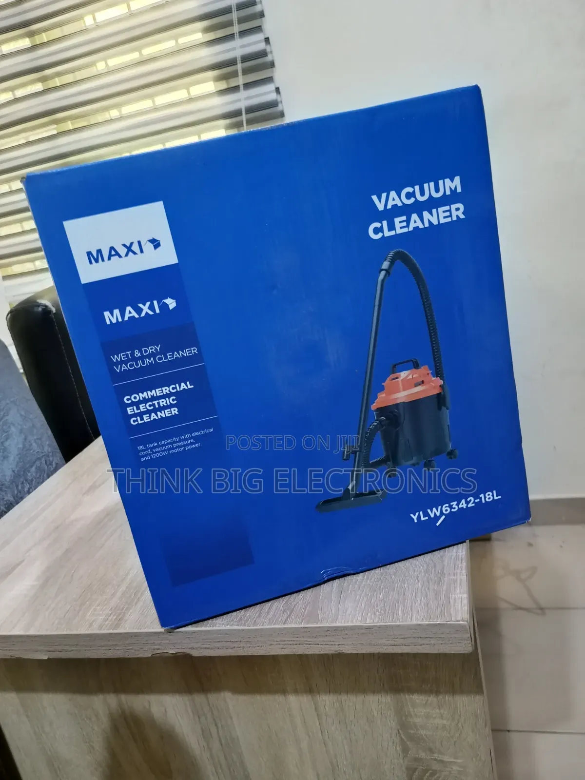 Maxi 18L Wet Dry Electric Vacuum Cleaner (YLW6342-18L)