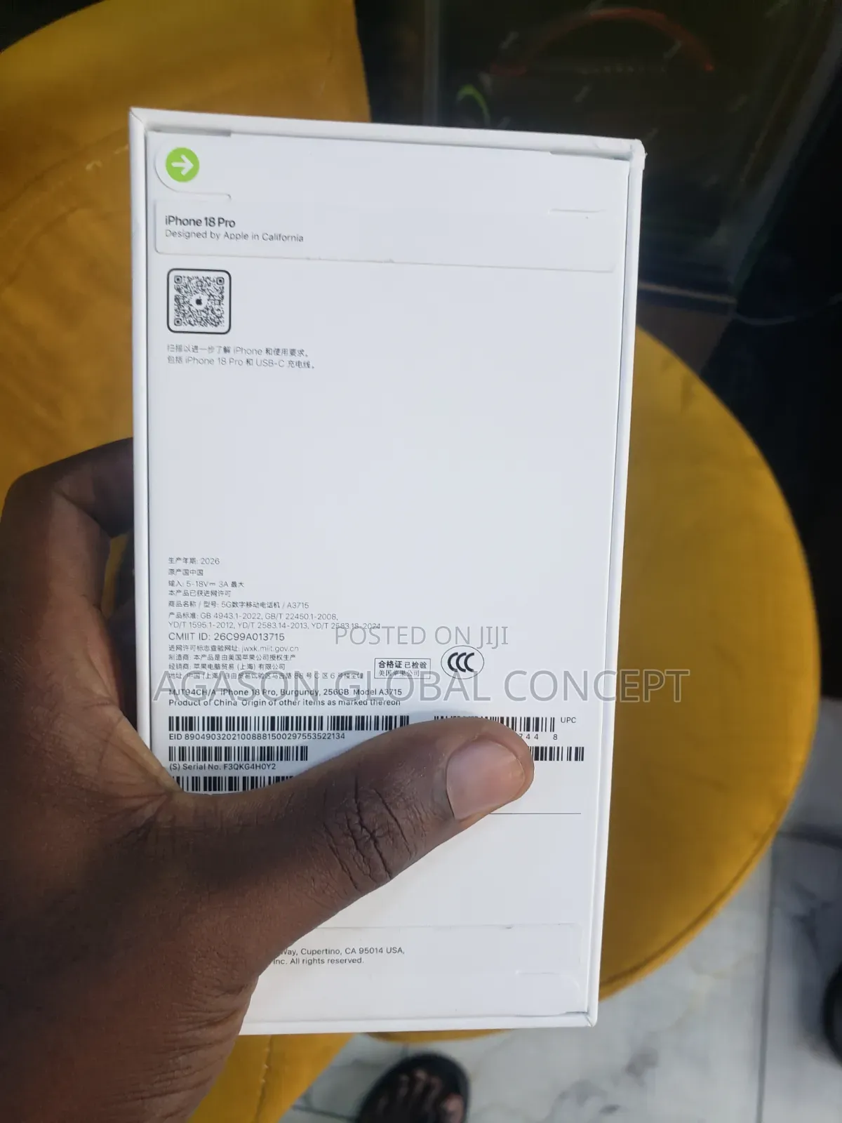 New Apple iPhone 18 Pro 256 GB