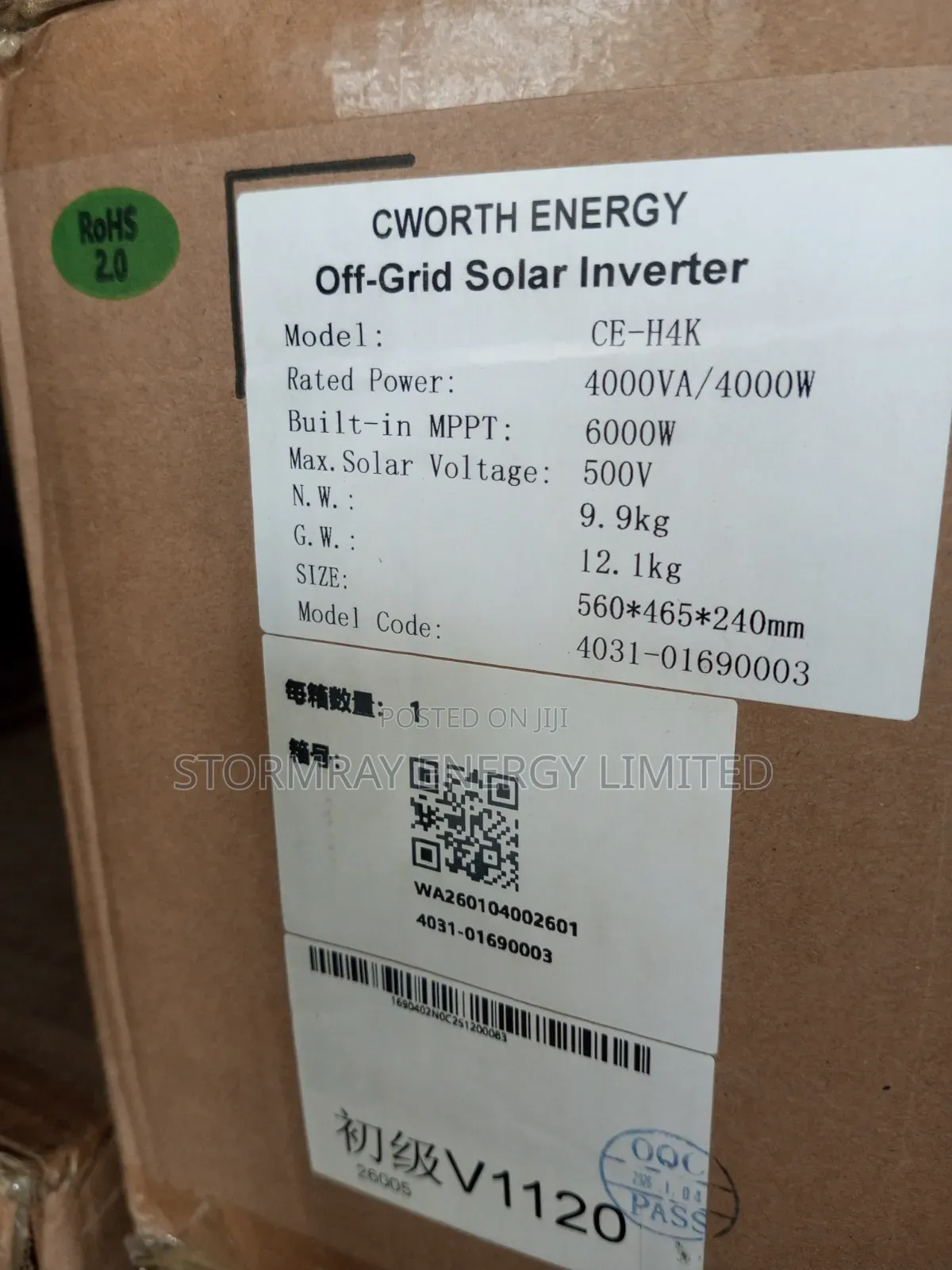 4kva CWorth Hybrid Inverter
