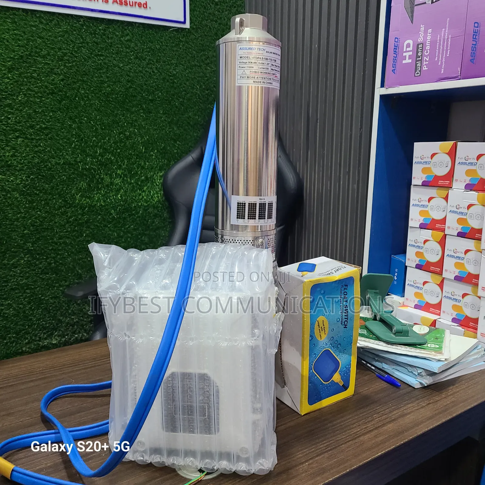 1.5hp 96-200volt Solar Submersible Water Pump With External Controller