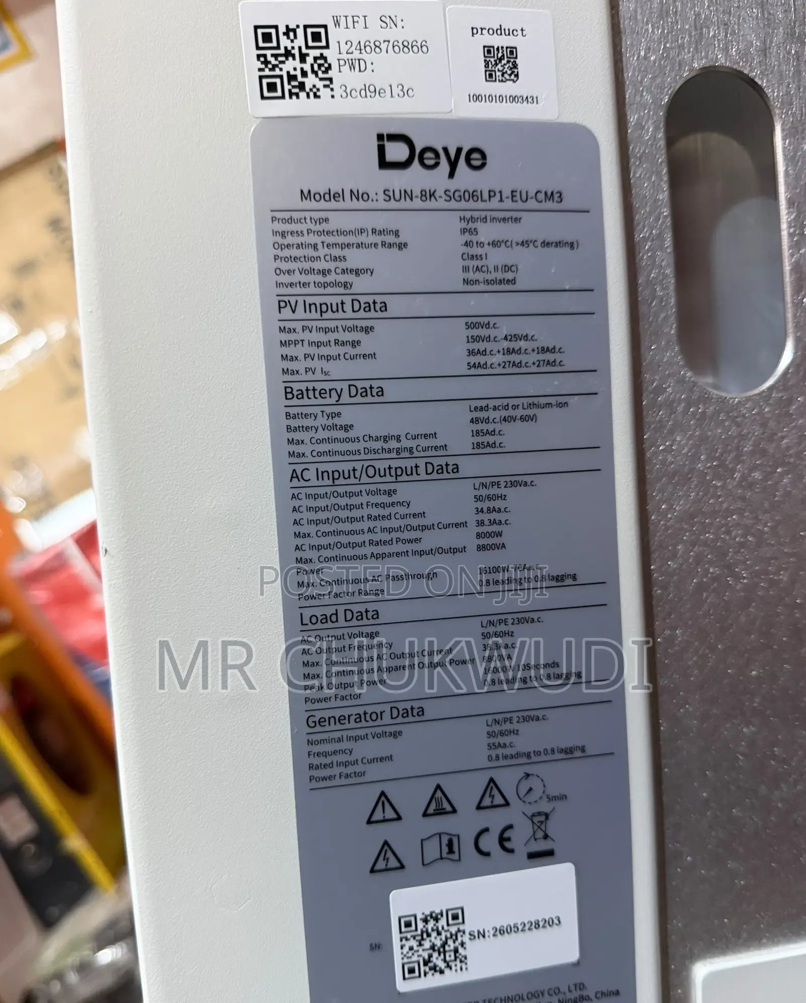 6kva 48v Deye Solar Hybrid Inverters Is Available