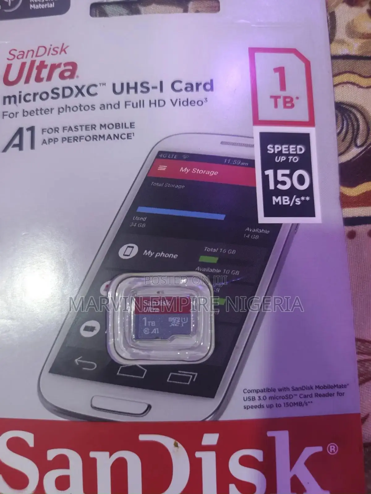 Original 1tb Sandisk Memory Card