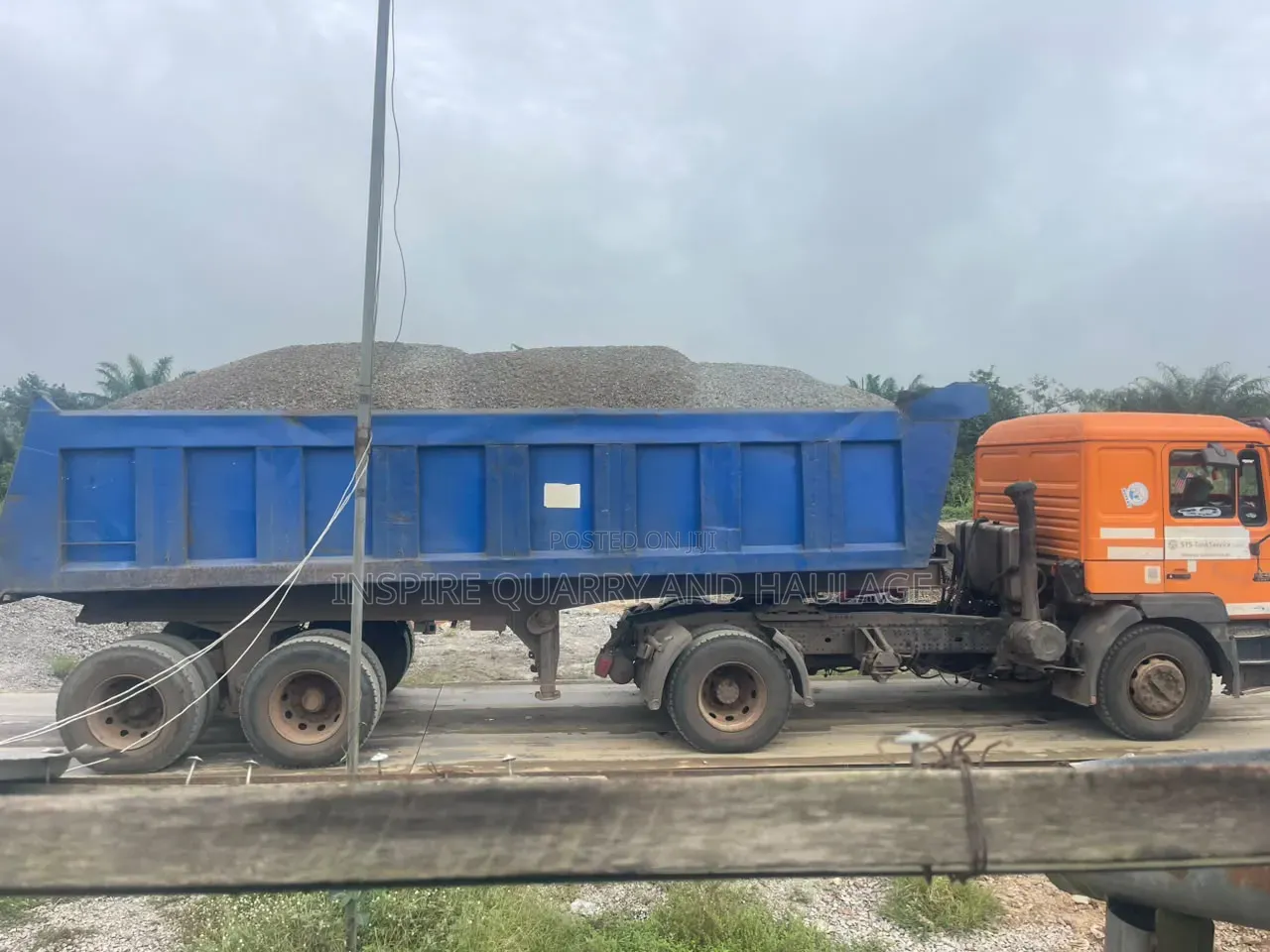 Full 33 Tons of 3/4 Direct From Quarry