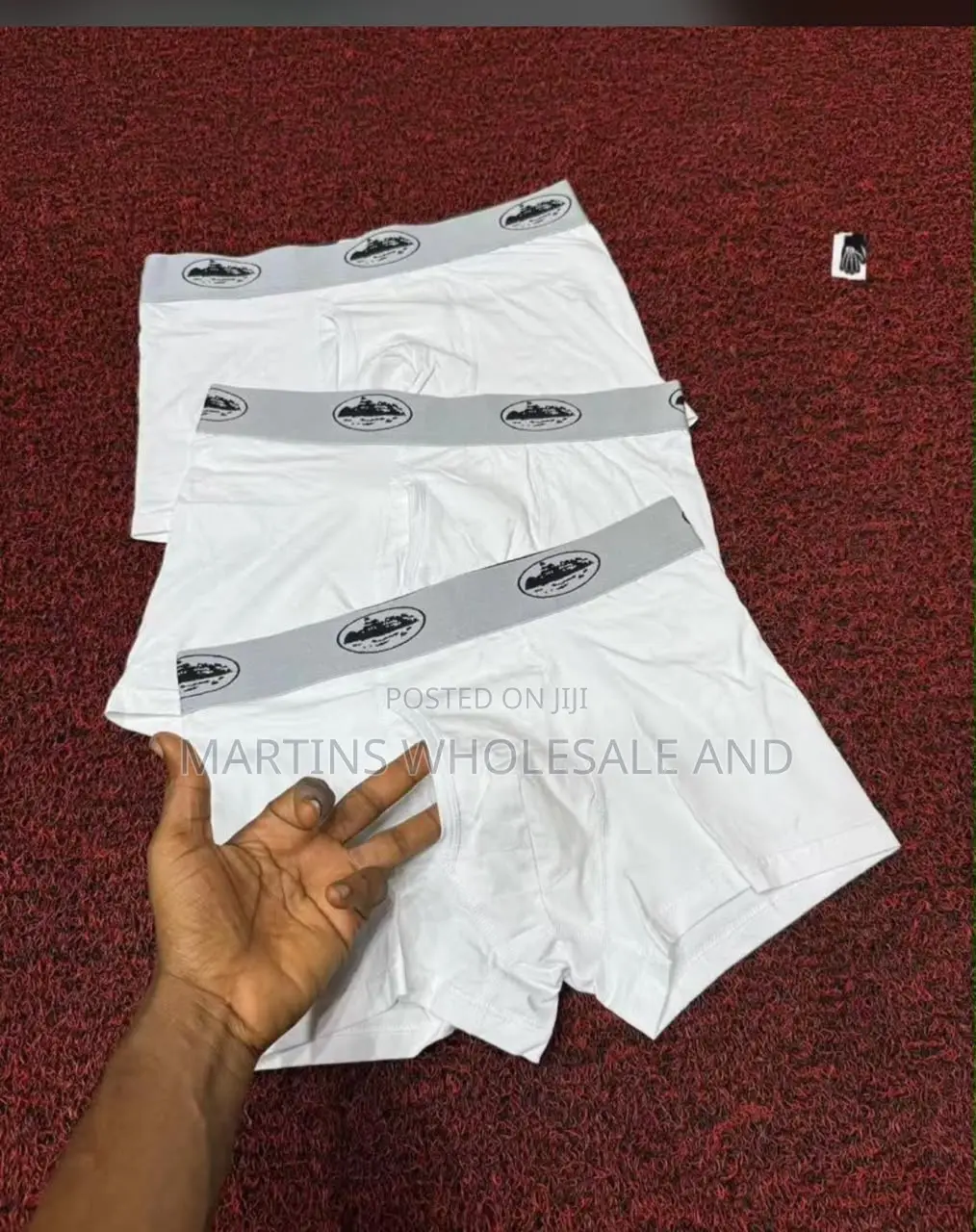 Of XCV 3-in-1 Plaid Cotton Boxer Shorts for Men