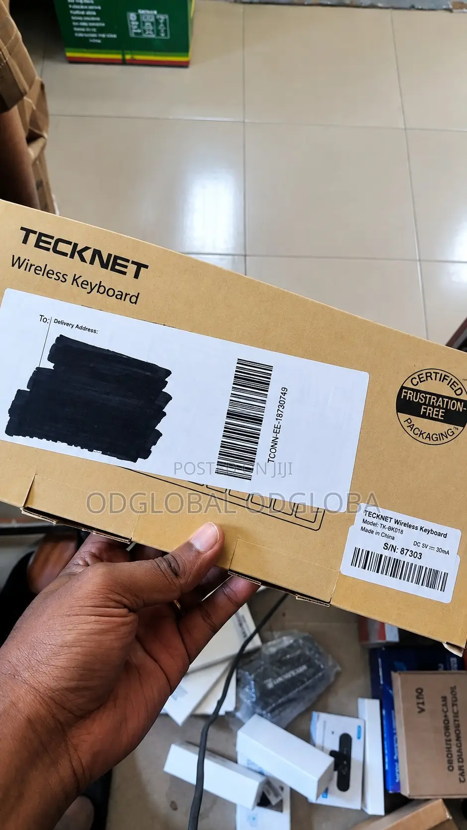 TECKNET TK-B311 Wireless Keyboard – Full Size, Slim Quiet