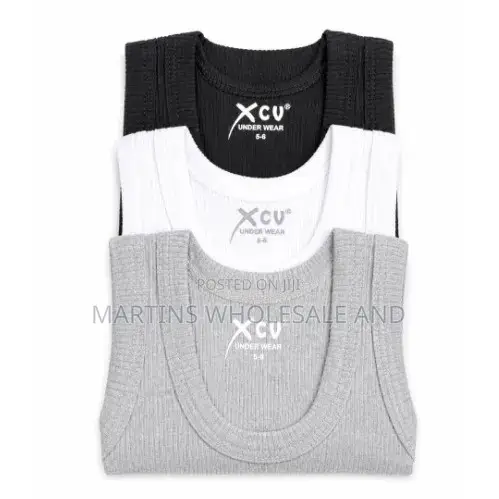 3-Pack of XCV Cotton Stretch Rib Tank Tops,