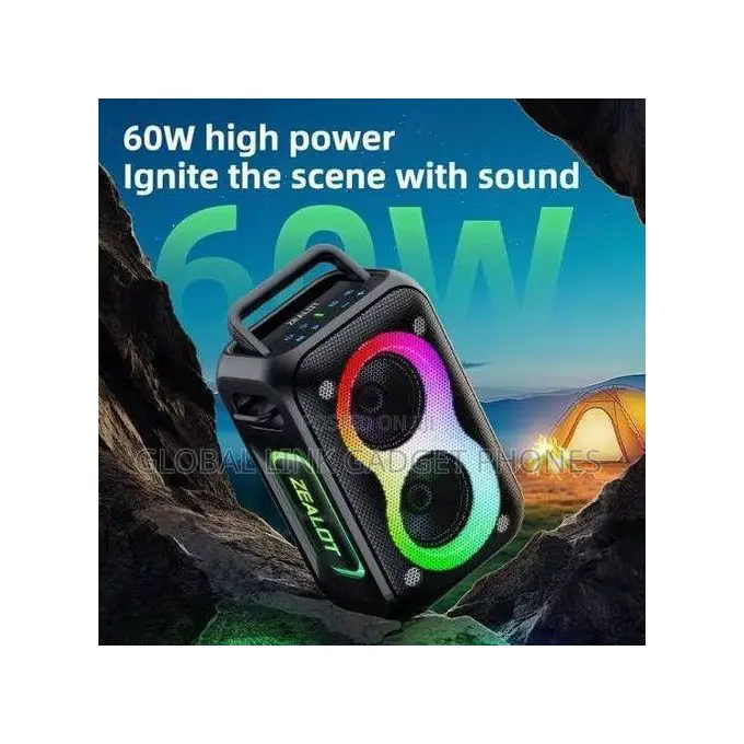Zealot PT02 60W Portable Bluetooth Speaker