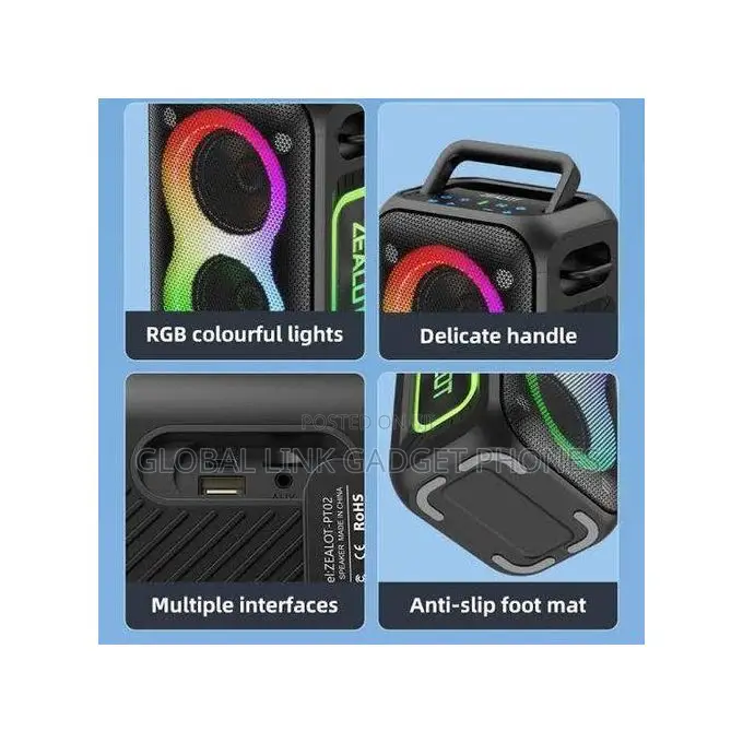 Zealot PT02 60W Portable Bluetooth Speaker