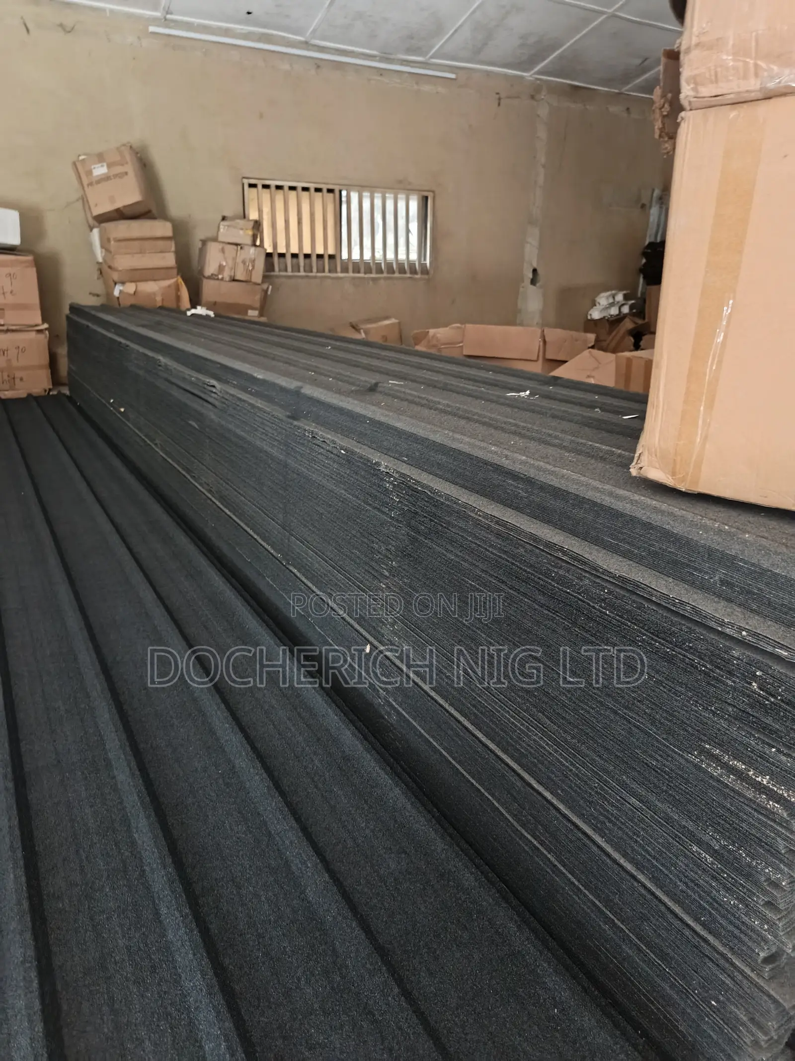 Pure Black Long Span Docherich Roofing Sheet in Stock