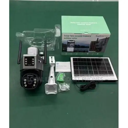 Crossfire CP-0612-2 V380 Pro Dual Lens Solar Camera