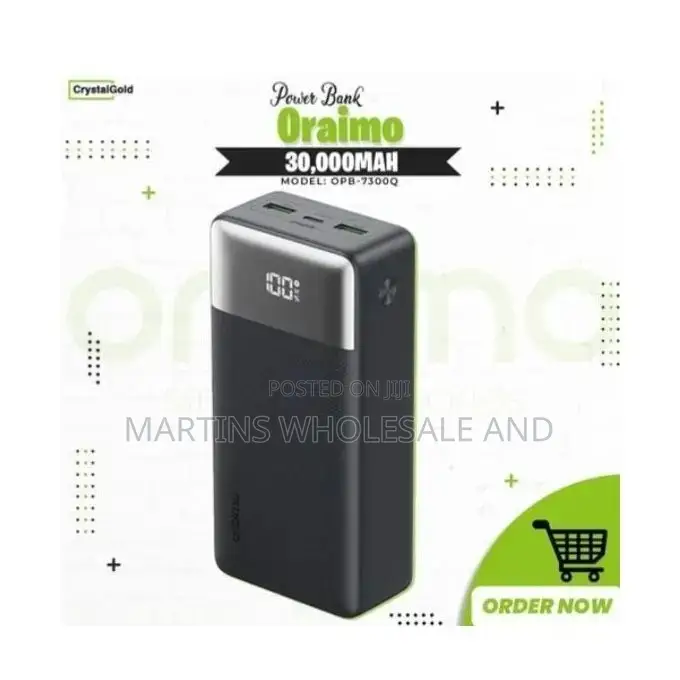 Oraimo PowerNova Q31 30000mAh 22.5W Fast Charging Power Bank (OPB-730