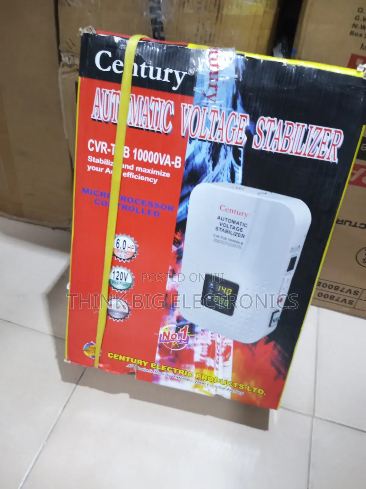 Century 10000VA Low/High Voltage Protection Wall Mounted Stabilizer