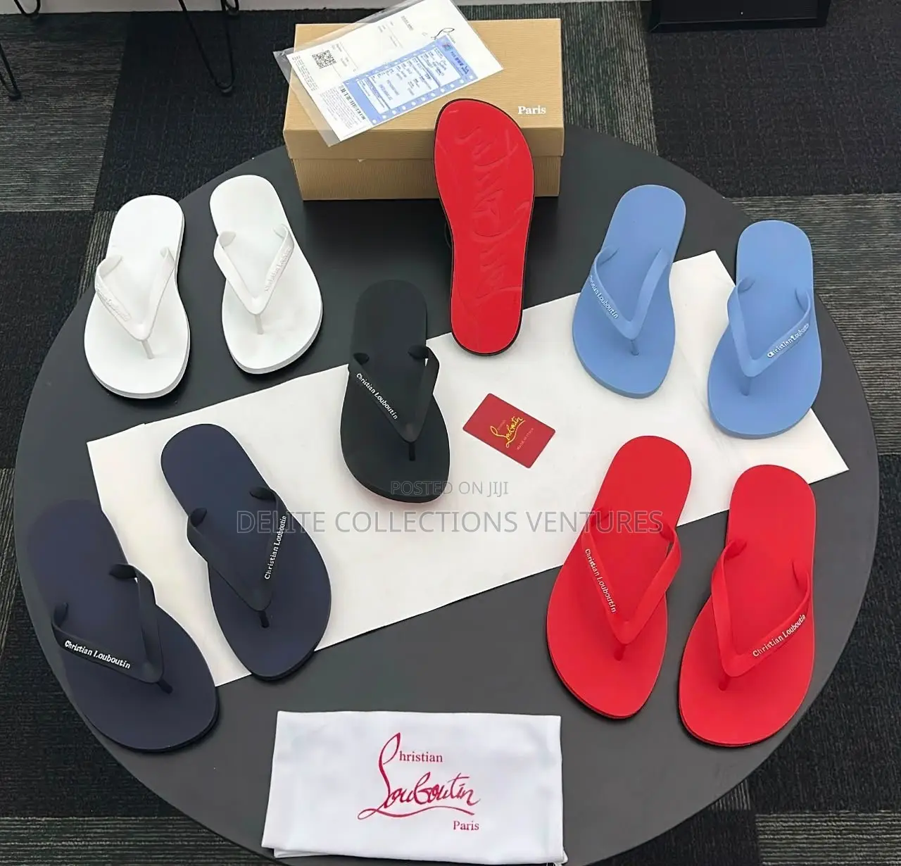 *New Christian Louboutin Jaden Smith Flip Flops