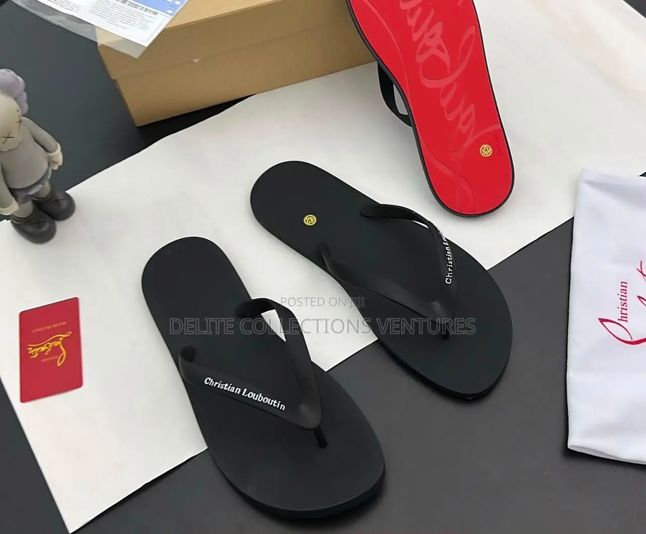 *New Christian Louboutin Jaden Smith Flip Flops