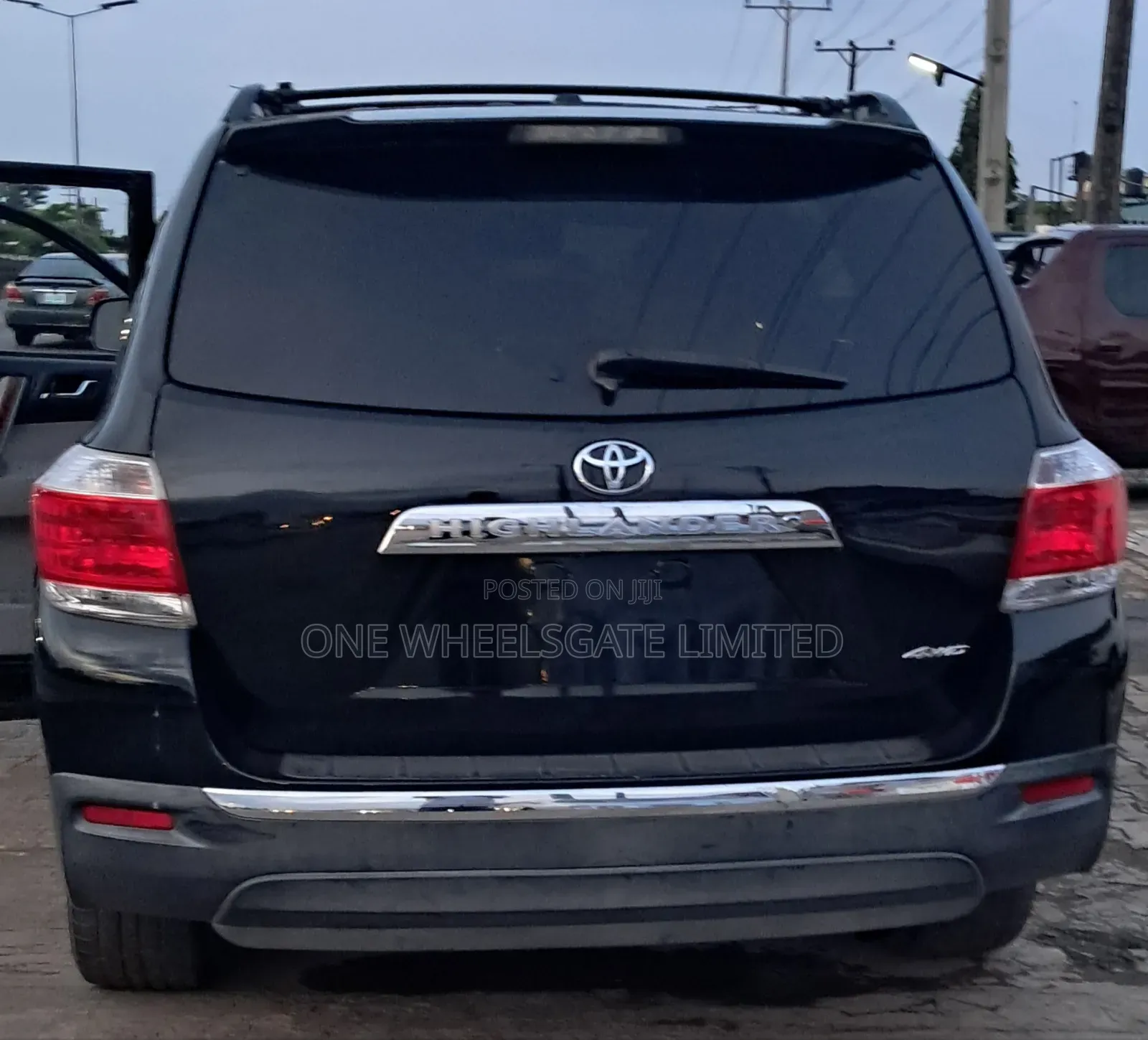 Toyota Highlander Limited 2012 Black