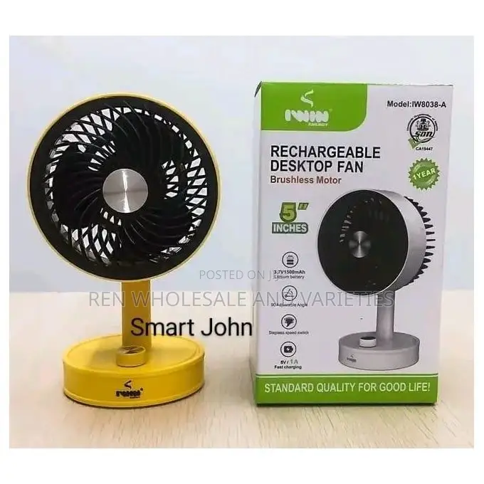 Is in Rechargeable Fan