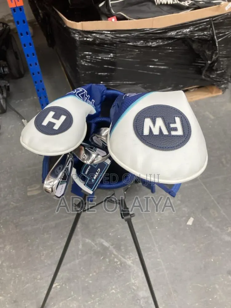 Frazer Golf Club Carrying Bag With Stand in Blue/Black
