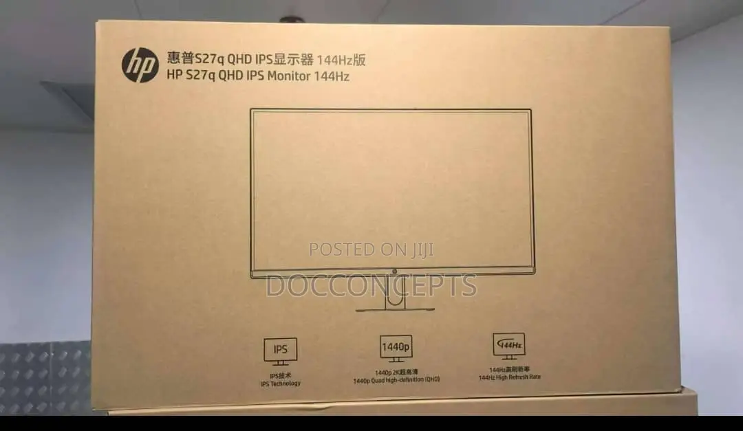 HP S27q 144hz QHD Ips Monitor 2K Screen