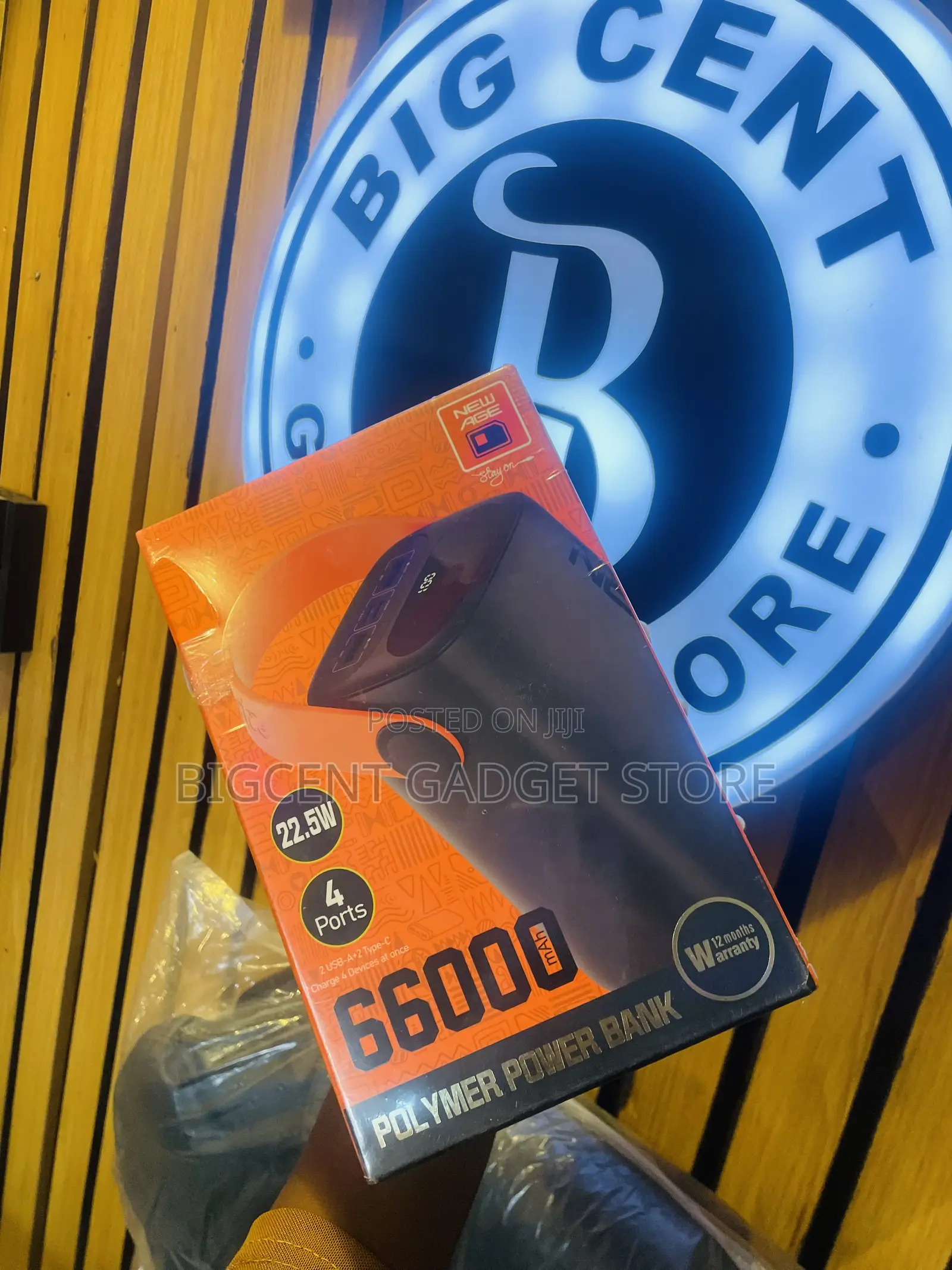 Brand New New Age Power Bank 66,000mah