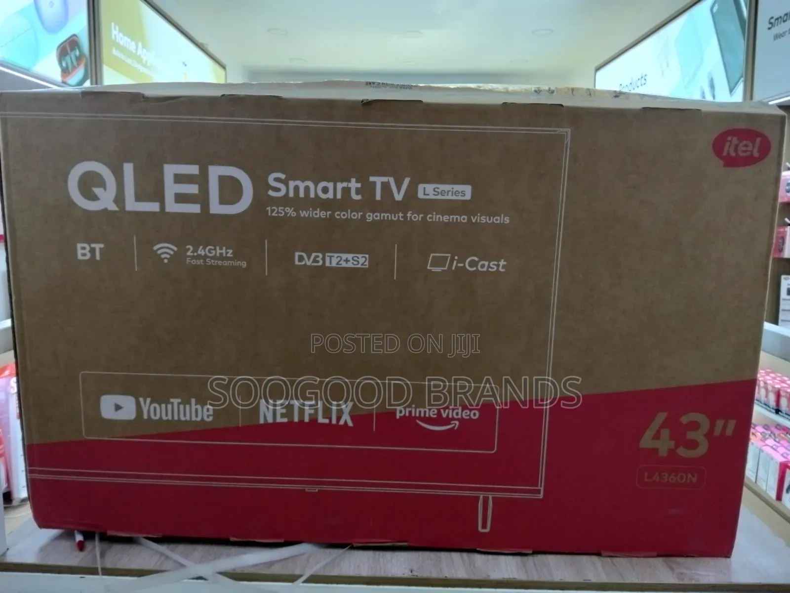 Qled 43inchs Smart Television Itel