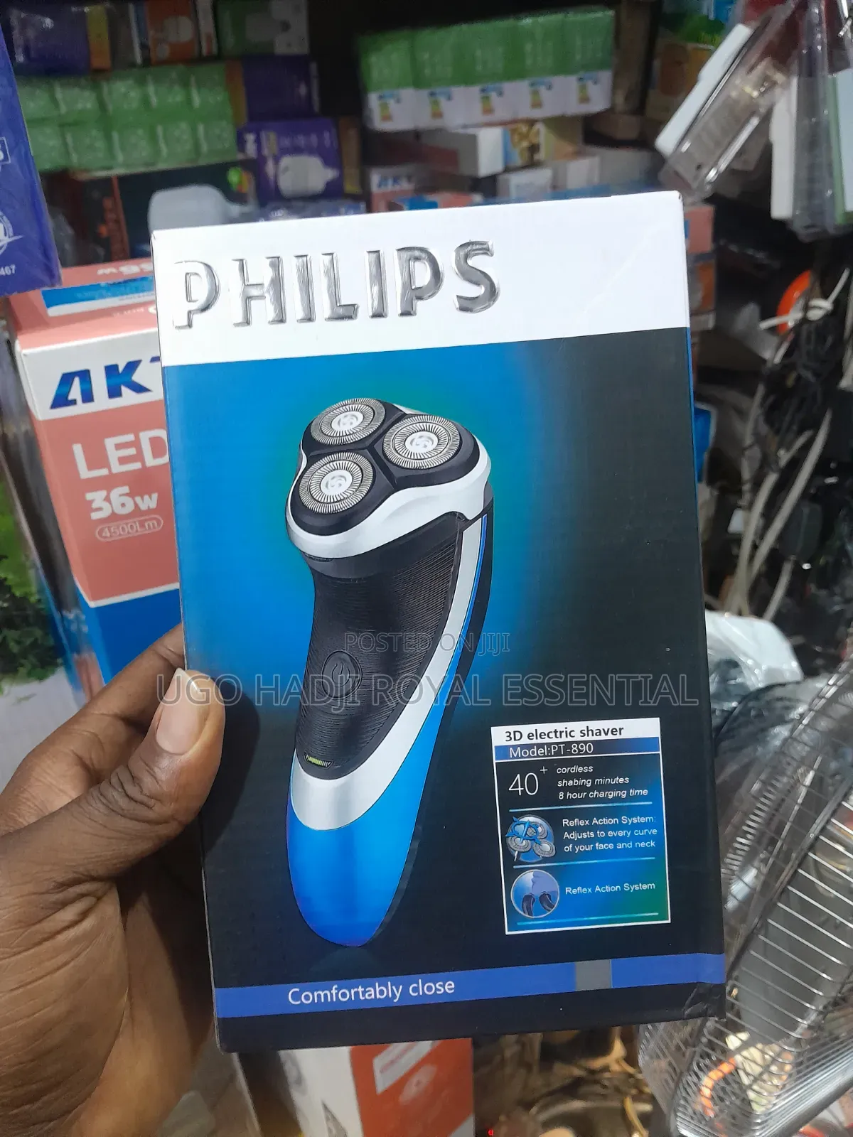 Brand New Philips3D Rotary Electric Shaver (Model PT-890)-Rechargeable