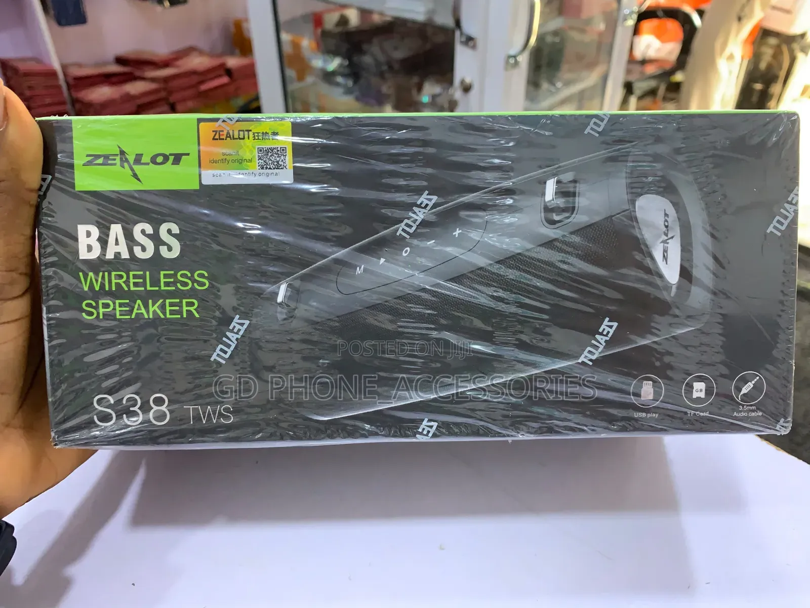 Zealot S38 Heavy Bass Portable Wireless Bluetooth Speaker With TWS,