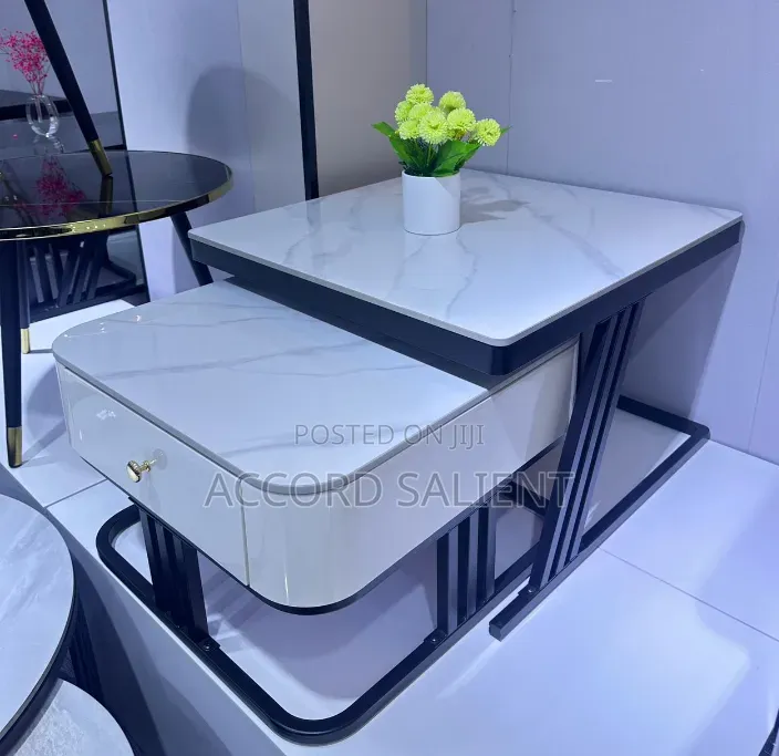 2 in 1 Center Table With Drawer