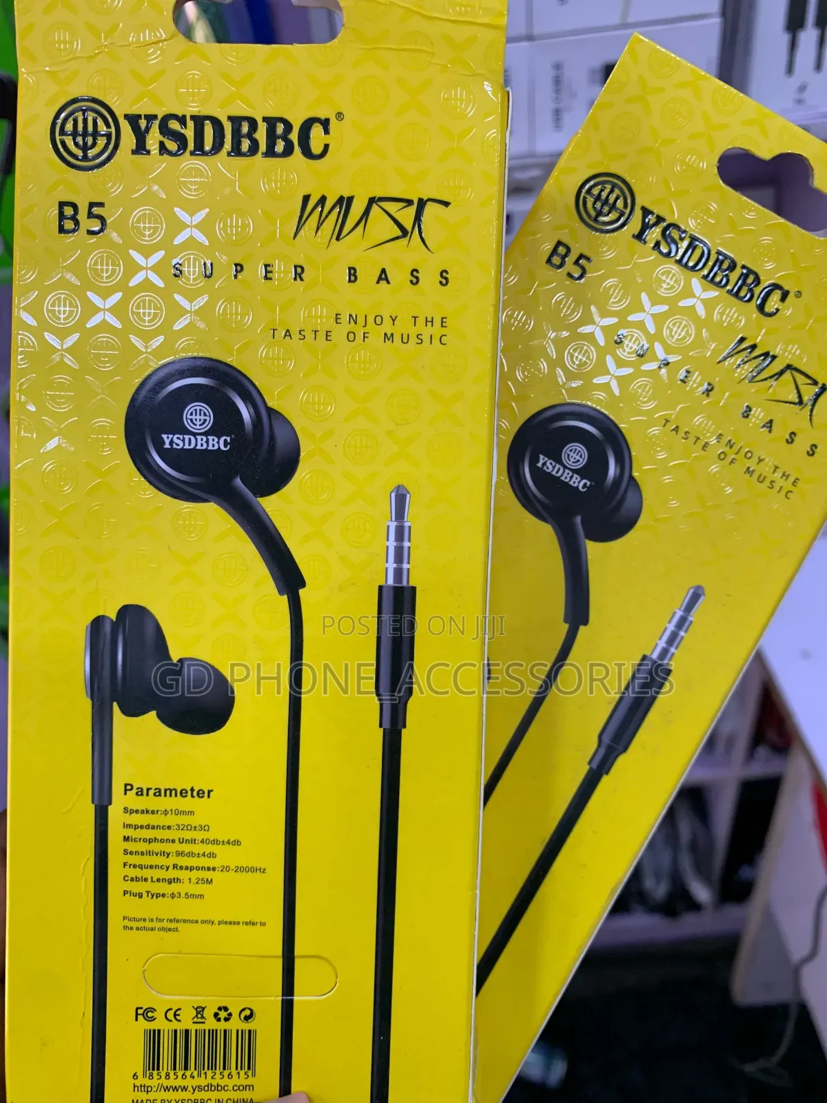 YSDBBC B5 Super Bass Wired in-Ear Earphones With Mic – 3.5mm Jack