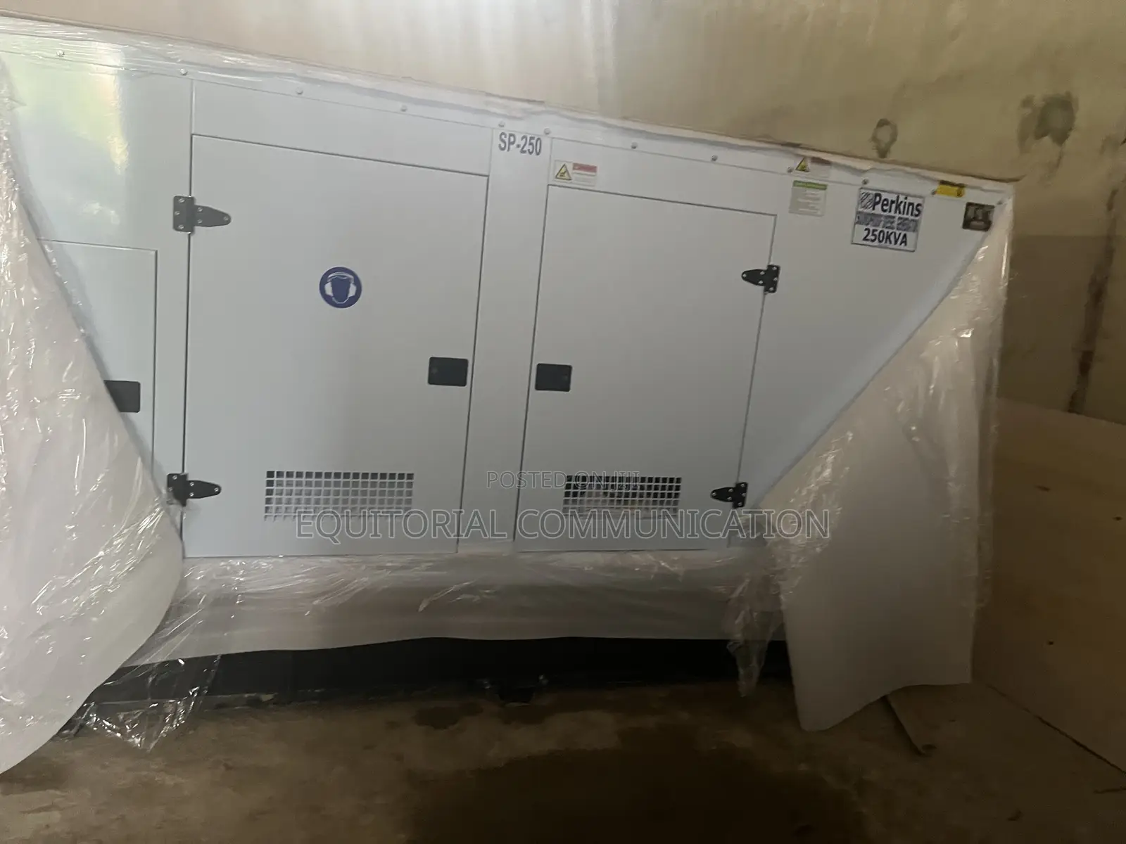 250KVA Perkins Commercial Generator