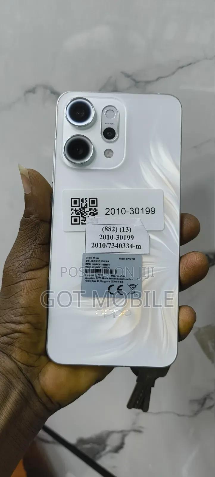 Oppo Reno14 F 256 GB White