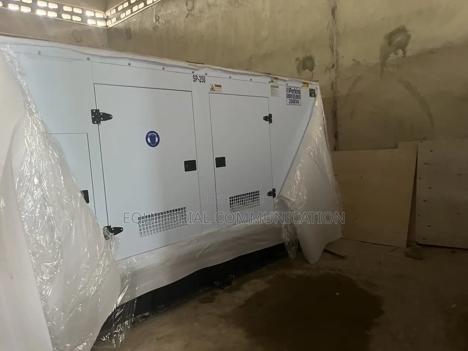 250KVA Perkins Diesel Backup Generator