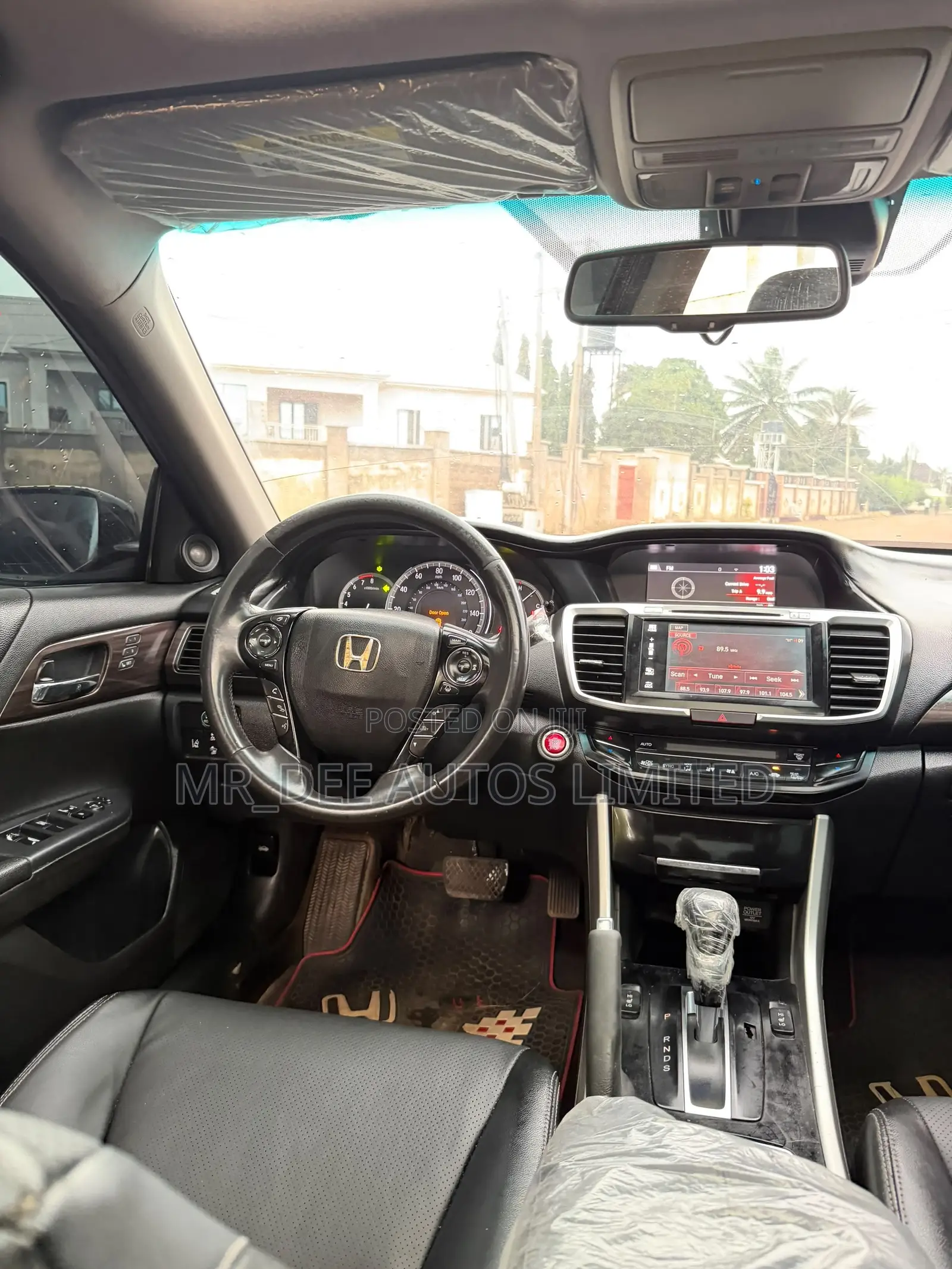 Honda Accord EX-L V-6 4dr Sedan FWD (3.5L 6cyl 6A) 2016 Black