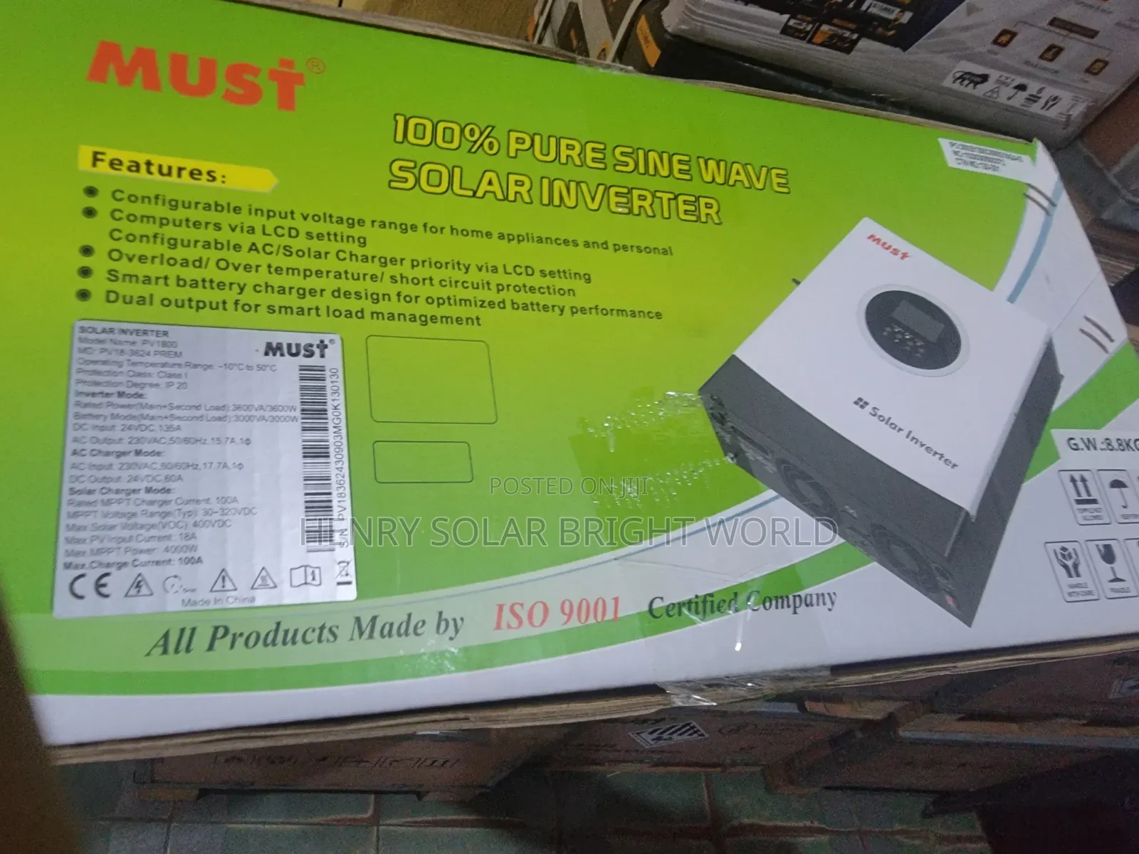 Must 3.6kva Hibrid Inverter