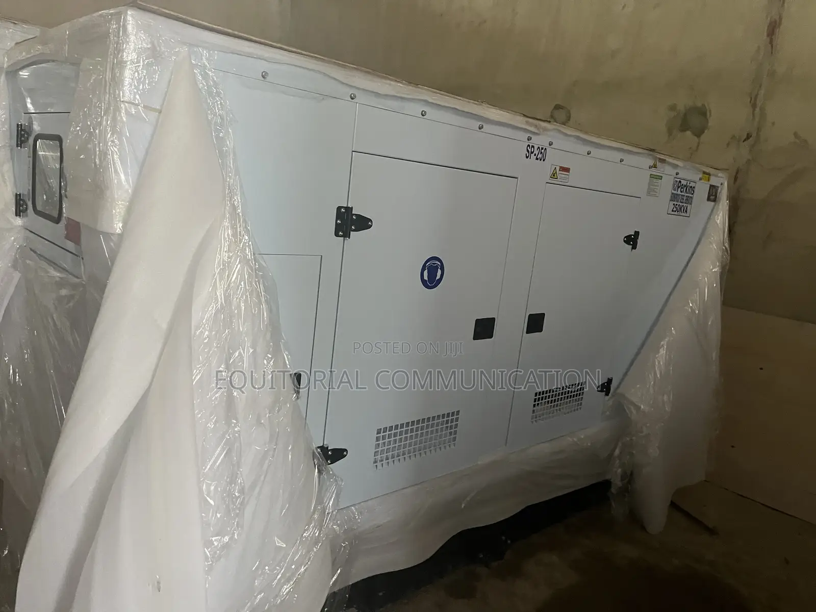 250KVA Perkins Enclosed Backup Generator