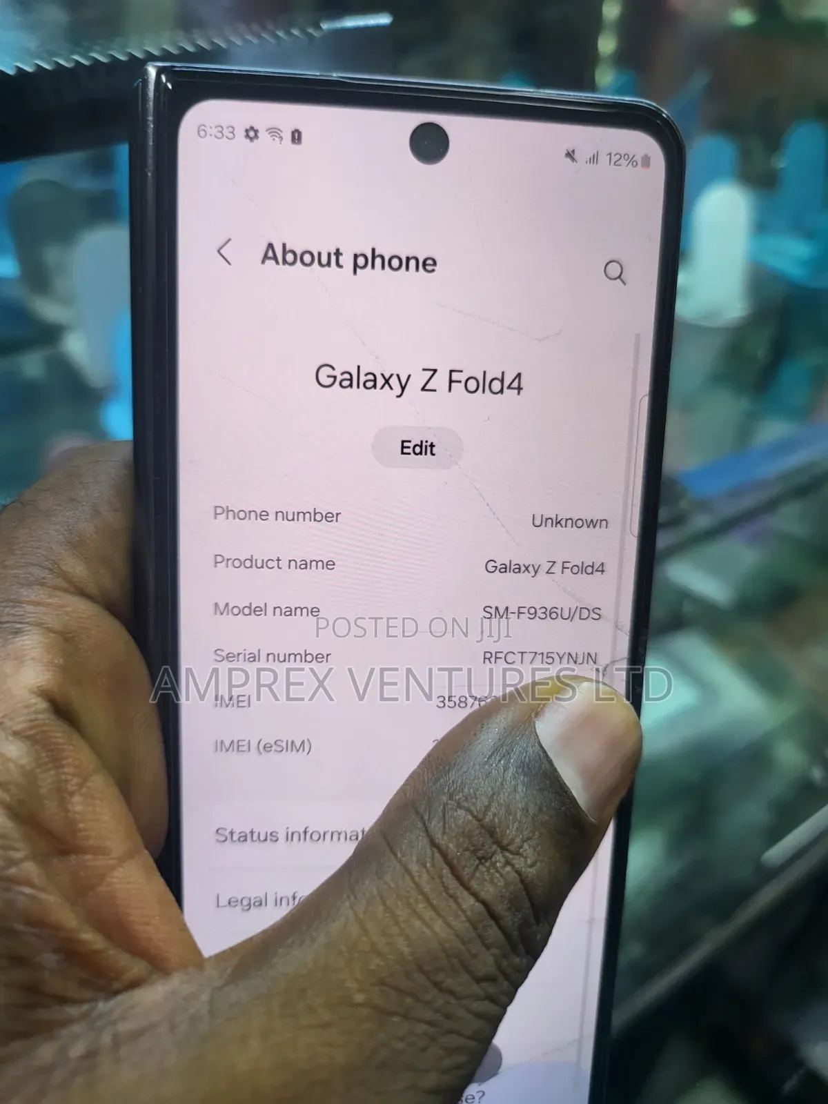 Samsung Galaxy Z Fold4 256 GB Black