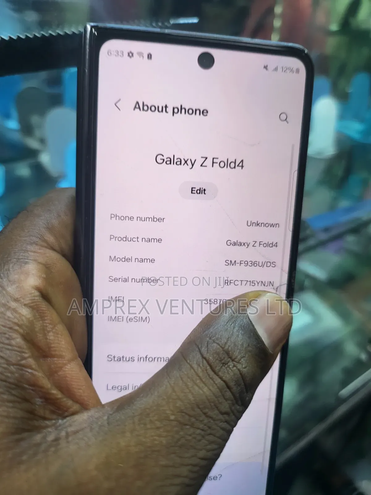 Samsung Galaxy Z Fold4 256 GB Black