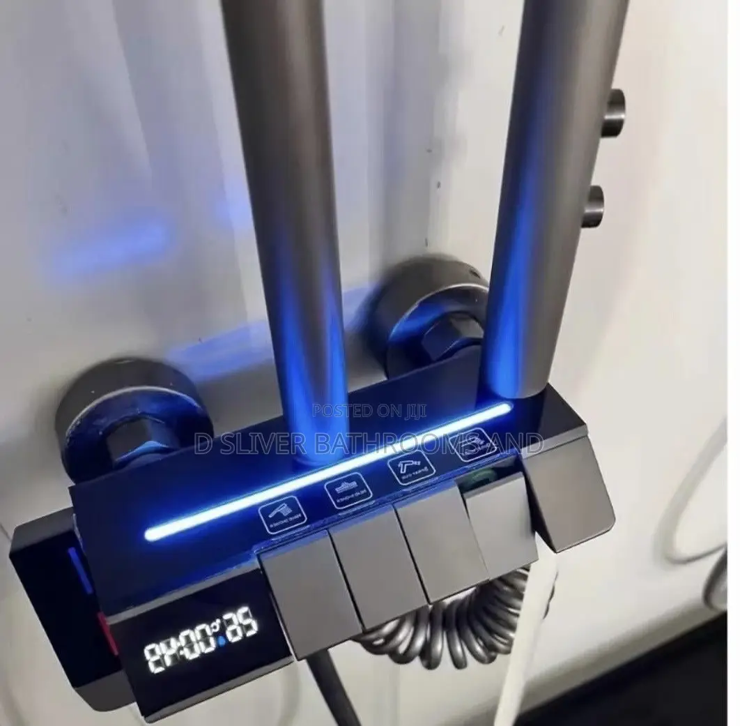 4-Way Piano Digital Display Shower Mixer Tap