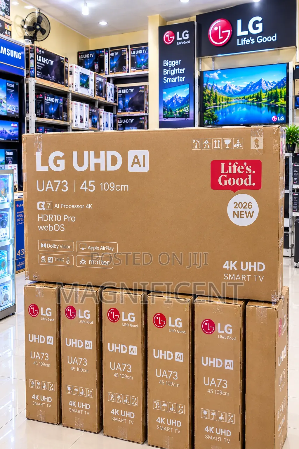  LG 45-Inch UHD AI Smart TV – Life’s Good 