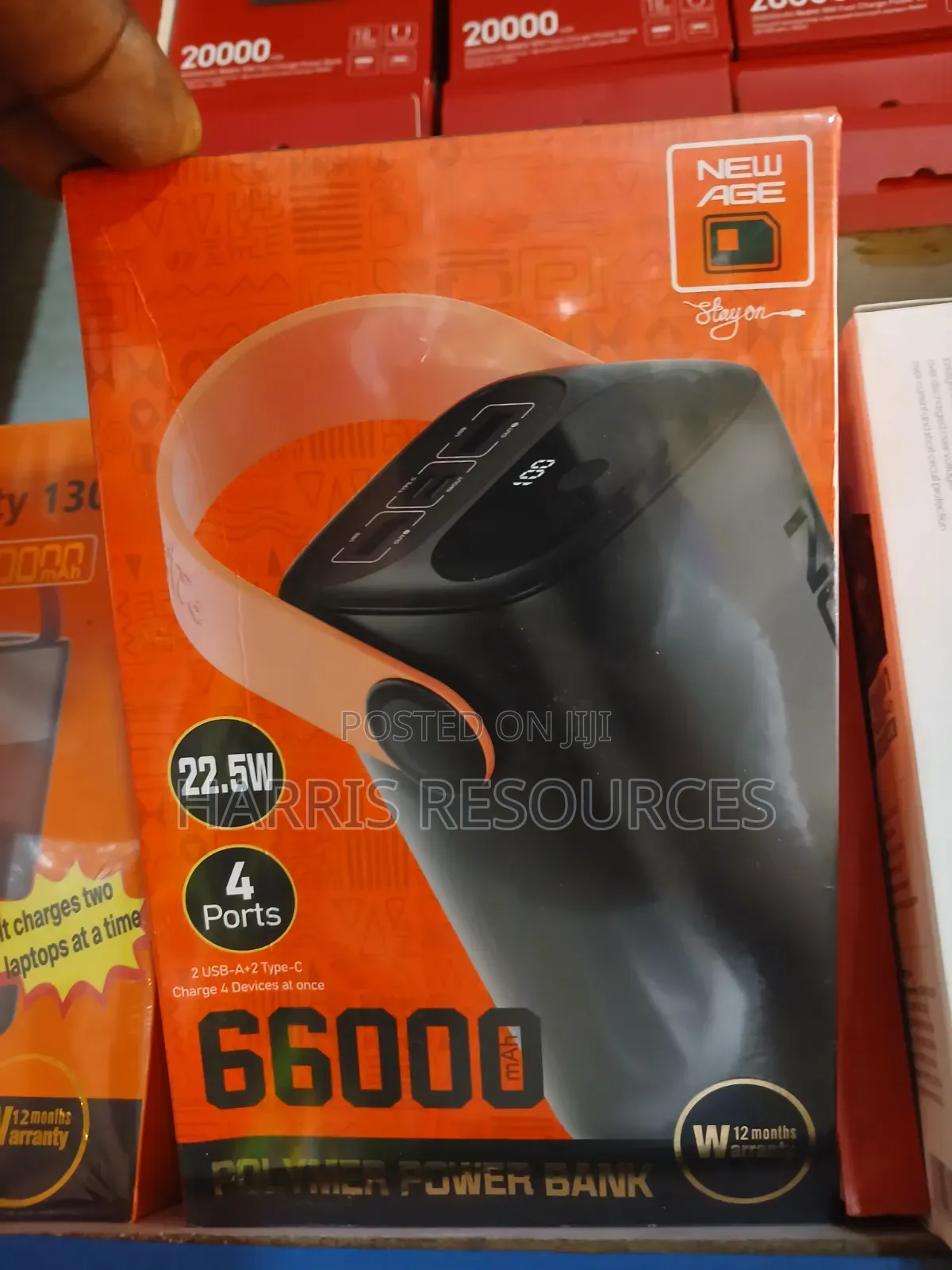 New Age Turbo Ultra 6 66,000mAh Polymer Power Bank