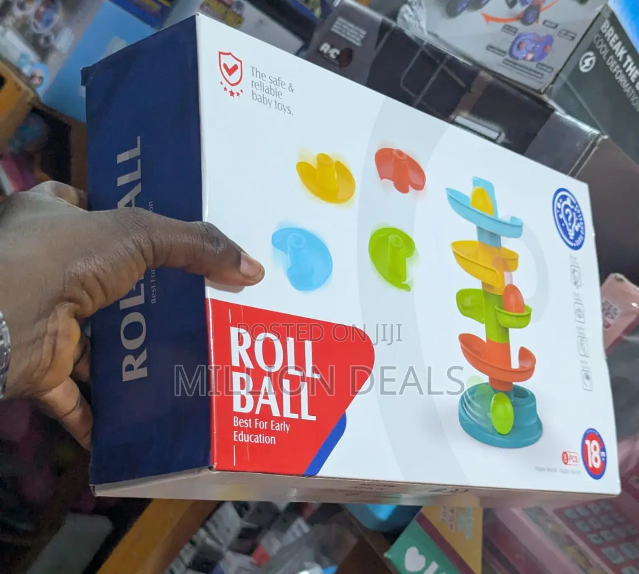 Roll Ball Early Education Kids Toy 18mnths +