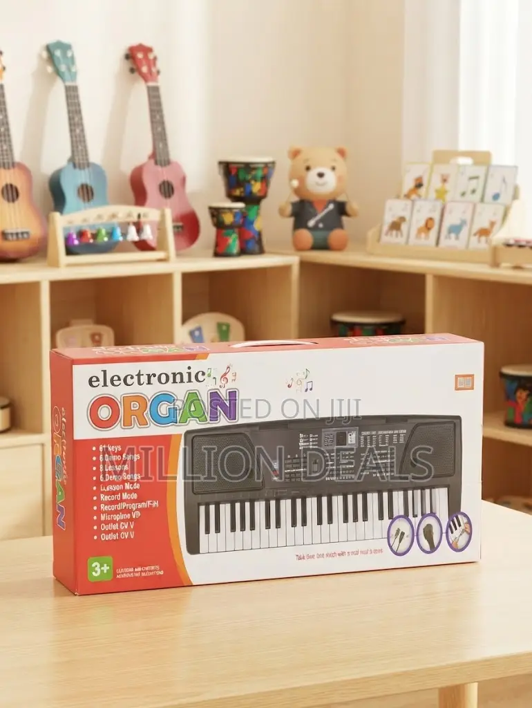 Electronic Organ 61 Keys Keyboard Kids Toy Age 3+
