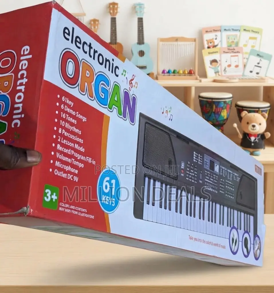 Electronic Organ 61 Keys Keyboard Kids Toy Age 3+