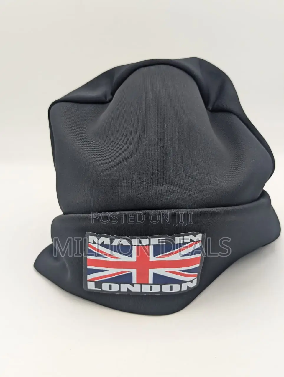 Elastic Firm Stylish Men's Black Skull Cap